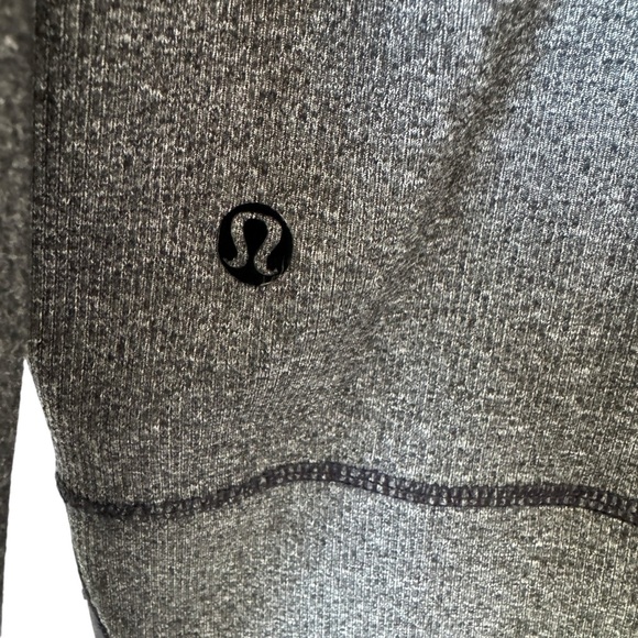 Lululemon Shift Jacket Heathered Black Blue Zip Detail Luon Men's Size Small - Picture 10 of 11